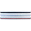Triangular Engineering Scale Aluminum Ruler for Architects, Engineers and Students