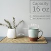 Bosmarlin Ceramic Tea Cup with Infuser and Lid, 16 Oz,