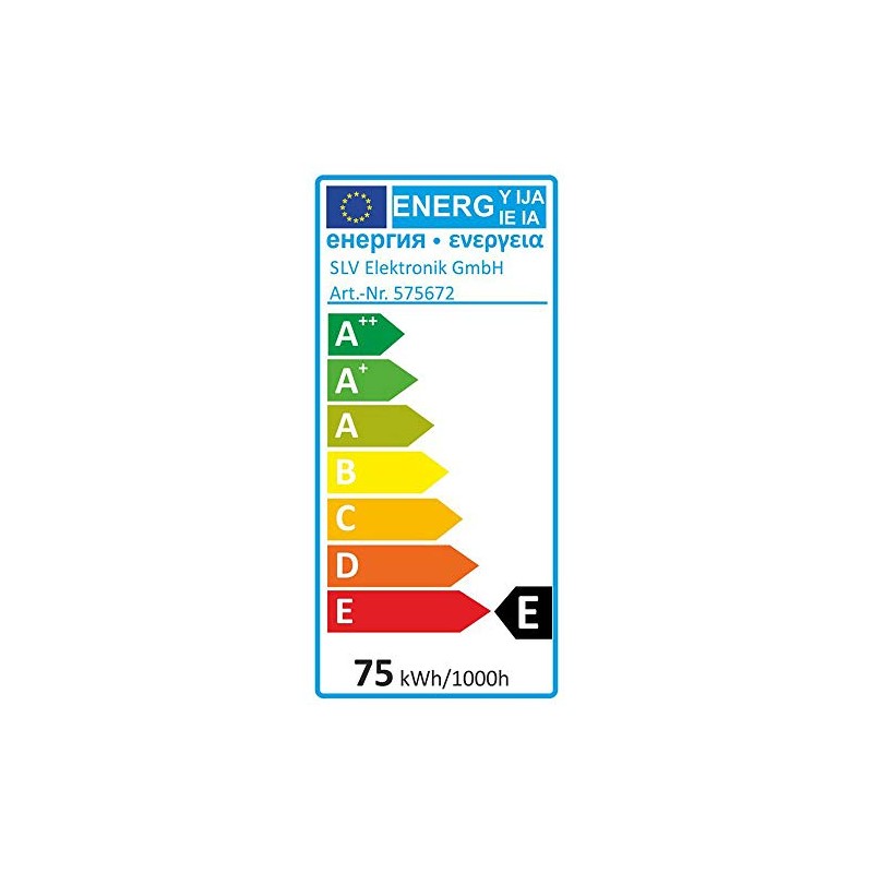 SLV ES111 Illuminant, 75W, 24° 2700K, Metal, ES, 75 W,