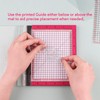 OTCRAFT 3Pcs/Set 4.75x6inch Multi-Use Non-Slip Sticky Mats Fit in Stamp