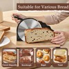 Gifhomfix Manual Bread Slicer for Homemade Sourdough with Hand Crank,