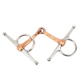 Demeras Horse Snaffle Bit, Practical Horse Snaffle Bit Stainless Steel for Outdoor