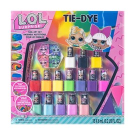 L.O.L Surprise! juego de esmaltes y accesorios para uñas de 15 piezas, a base de agua, secado rápido y desprendible, perfecto para fiestas y pijamadas, para 3 años en adelante, de Townley Girl