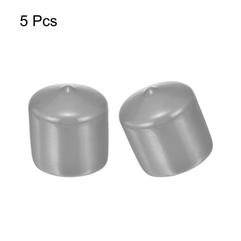 sourcing map 5pcs Rubber End Caps Protective Caps 35mm ID