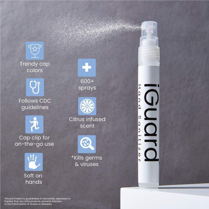 Minteer Formulas iGuard - Hand Sanitizer Spray - On The