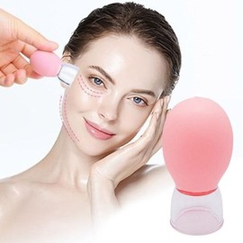 Pink Face Cupping Rubber Cupping Cup - WFNQOBT / 얼굴부항 고무부항컵 핑크-WFNQOBT