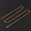 Dtup Cadena Collar Hombre Tipo Cubana Acero De Titanio Genuino