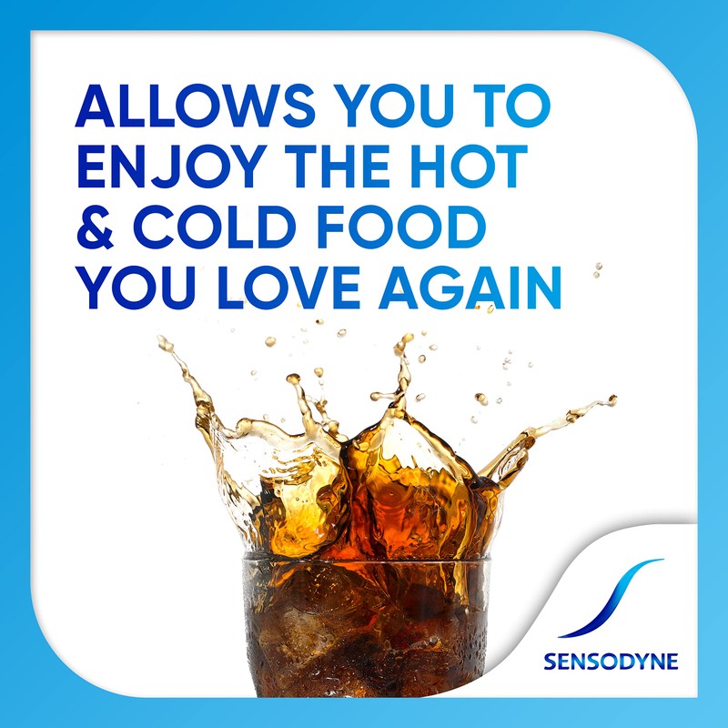 Sensodyne Extra Whitening Toothpaste for Sensitive Teeth, Cavity Prevention and
