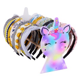 Beinou Headband Stand Hair Bands Holder Unicorn Wooden Headbands Storage Hairband Display Stand Headband Holder Organiser