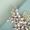 BERYUAN Hair Comb, Women Girls Bridal Crystal Rhinestone Wedding Headpiece,