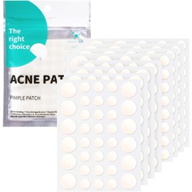 Pack of 330 Pimple Patch Hydrocolloid Plasters Invisible Natural Pimple Patch with Salicylic Acid and Tea Tree Oil Day and Night 2-in-1 Anti Patches Waterproof Breathable Absorption