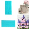 Quilted Fondant impression Mat Texture Mold Set with Brick Wall