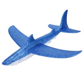 Toy Airplanes Unassembled Soft EPP Foam Streamlined Design Blue Airplanes Model for Children Outdoor Sports Toy