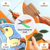 Safety Scissors for Kids, Retractable Small Scissors for Toddler Craft