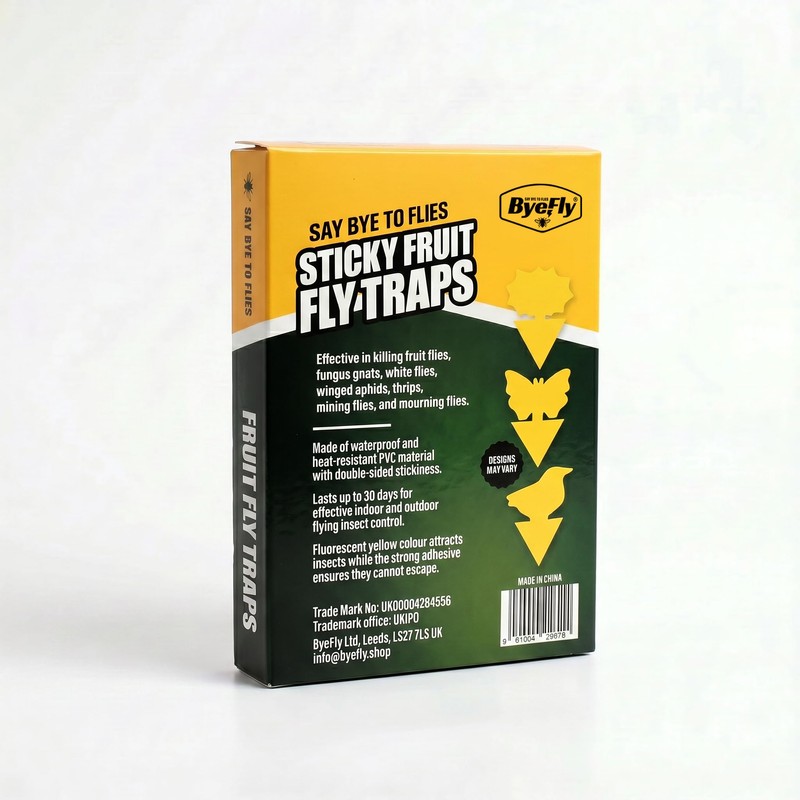 ByeFly Fruit Fly & Gnat Traps 30 Pack - Non-Toxic