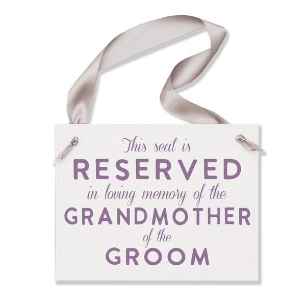 Script Wedding Memorial Sign for Mother/Father or Grandparents of the