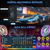 AKAMATE Single Din CarPlay Stereo: Android Auto Touchscreen Car Radio