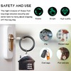 JUSTTOP 30PCS Metal Key Rings, 0.8"/1"/1.2" Split Thick Round Flat