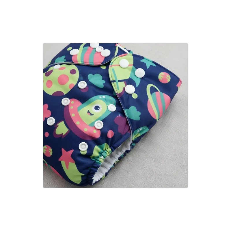 5 Pañales Ecológicos Alvababy Estampados Abs Microfibra