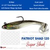 USA Bass Tackle Patriot Shad - Scent Infused Paddle Tail
