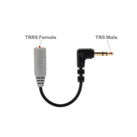 Replacement SC3 Microphone Cable for Rode 3.5mm TRRS to TRS Adapter for Cameras Video Recorder Compatible with Sony Nikon Canon Pack of 2