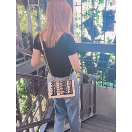 DOODOO Sling Bags for Women 77239-parent Women's Crossbody Bag Hand Pochette Shoulder Tote Wallet Set of 1, off white white