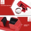 6Pcs Circuit Breaker Lockout Bundle Grip Style Standard Lock Tag