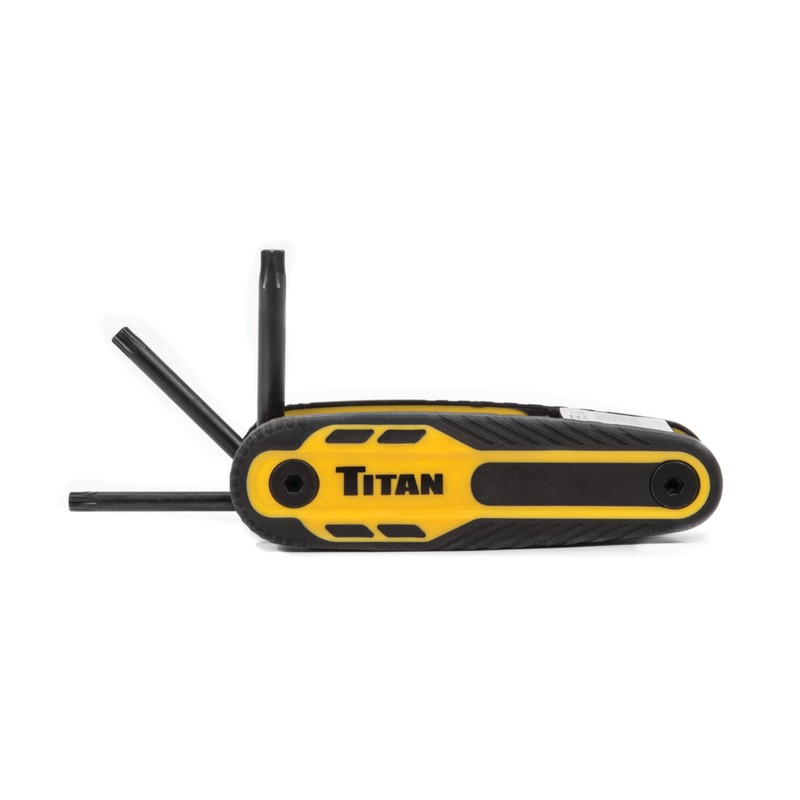 Titan 12773 24-Piece Star, SAE, and Metric Locking Folding Hex