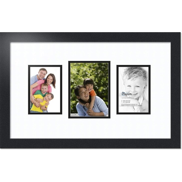 ArtToFrames Collage Photo Frame Double Mat with 1 - 5x7