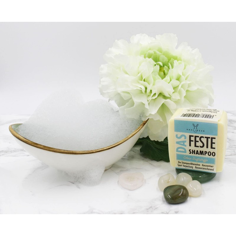 The Solid Shampoo without Fragrances, 100 g, by Haslinger