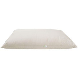King Organic Kapok Pillow - 20" x 36" - Organic Cotton Zippered Shell - Made in USA by Bean Products