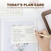 Buqoo Black Walnut Wood To Do List Holder with 50