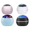 HUKITECH Rotating Night Lamp, Sky Projector, Underwater World, Stars, 2-in-1,