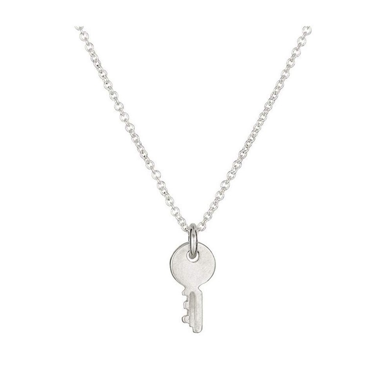 Caiyao Tiny Key Pendant Necklace Confidence is Key Encourage Inspiring