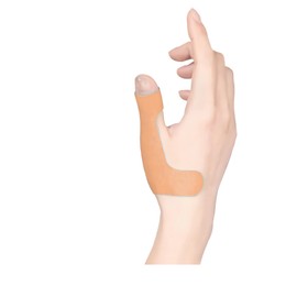 IEADEN Precut Kinesiology Tape for Thumb (Right Hand), 40 Pcs, Beige