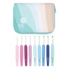 KnitPro Waves Crochet Hooks Set – 9 Hook Deluxe Gift
