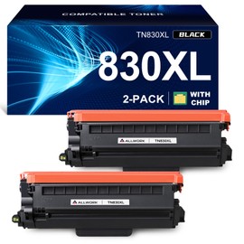 TN830XL Toner Cartridge Compatible Replacement for Brother DCP L2640DW L2647DW HL L2420DW L2460DW L2460DWXL L2465DW L2467DW L2480DW L2865DW MFC L2820DW L2900DWXL L2980DW (2 Black) High Yield