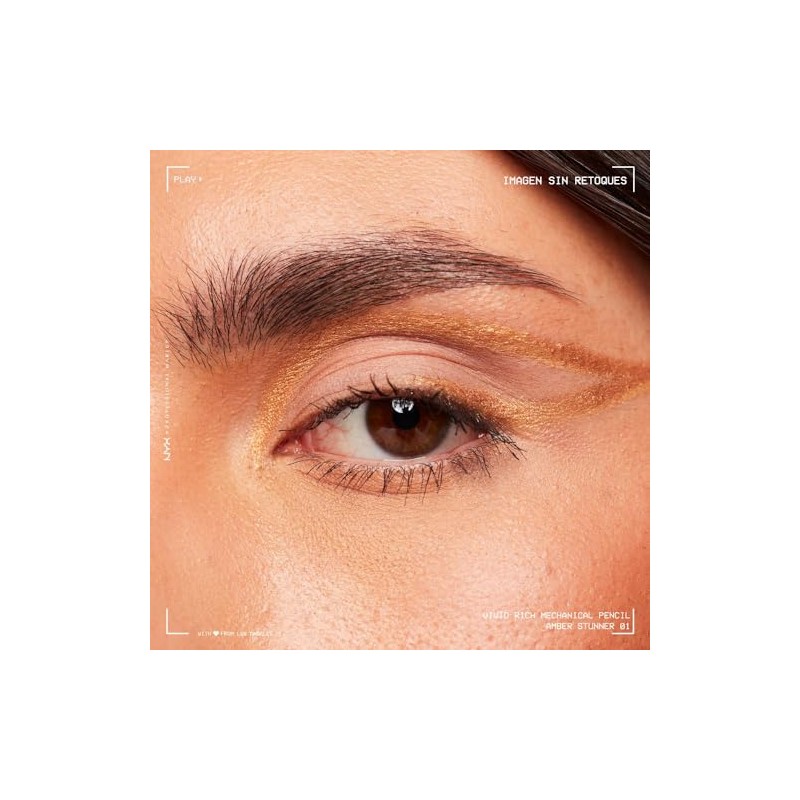 NYX Professional Makeup, Vivid Rich Mechanical Liner, Delineador de Ojos,