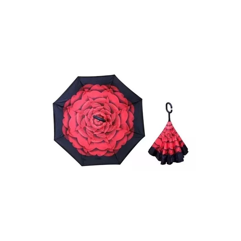 Magic Toy Paraguas Sombrilla 3 Pzas Reversibles Invertido Estampado