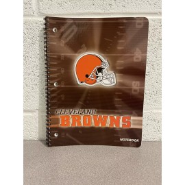 John F. Turner And Company Cleveland Browns Football Notebook 8 X 10 1/2