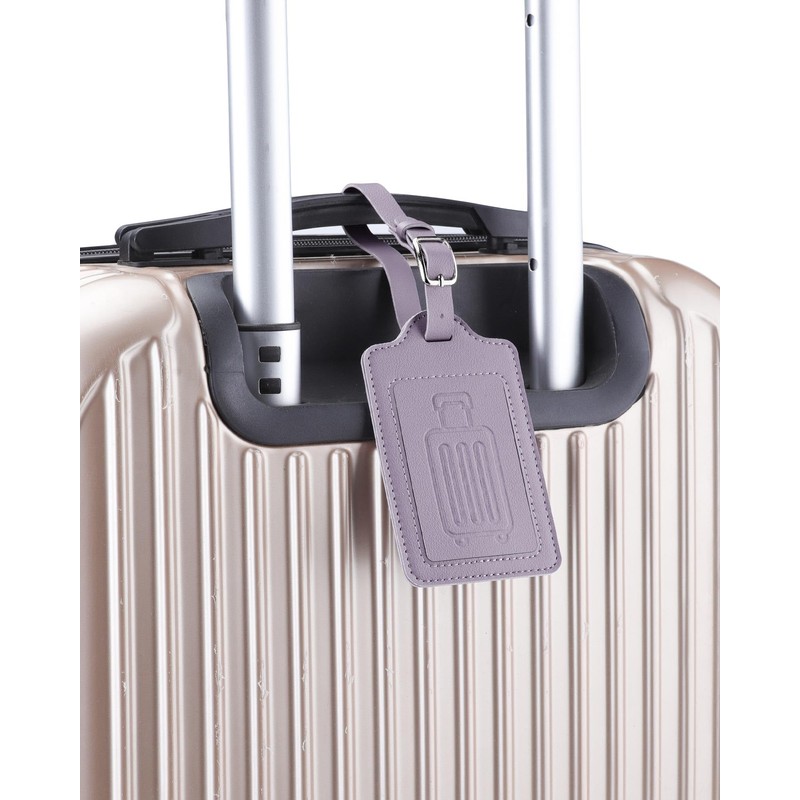 Teskyer Pack of 4 Suitcase Tags, Suitcase Tags, Air Travel,
