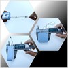 Retractable Cable Lock with Cable tie, to Prevent Loss of