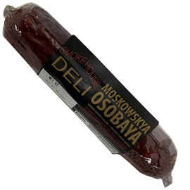 Moskovskaya Osobaya Smoked Salami, appx. 1.0 lb | 16.0 oz, NITRATE FREE, NITRITE FREE, MSG FREE, DAIRY FREE, GLUTEN FREE