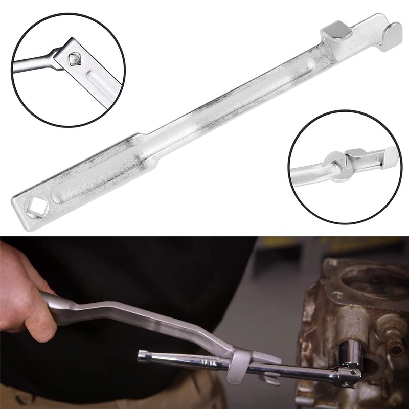 Wrench Extender Tool Bar, Heavy Duty Extra 13.4in Long Wrench