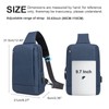 ecosmile Messenger Bag Sling Bag Crossbody Shoulder Bag for Men
