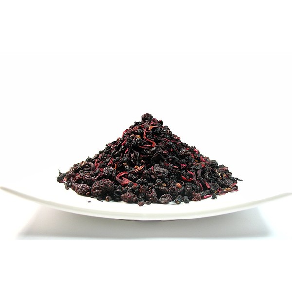 Elderberry Fruit Herbal Tea, A natural tea known for its Medicinal properties (Elderberry Fruit Herbal Tea 1 LB)