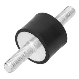 Pack of 4 M6 Rubber Dampers, Rubber Bearings, Male Vibration Insulator, Silent Block M6 Anti Vibration Silent Block Car Boat Coils (VV20 x 15 M6 x 18)