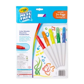 Crayola Color Wonder Paintbrush Pens & Paper, Mess Free Coloring for Toddlers, Painting Set, Toddler Arts & Crafts, Kids Gift
