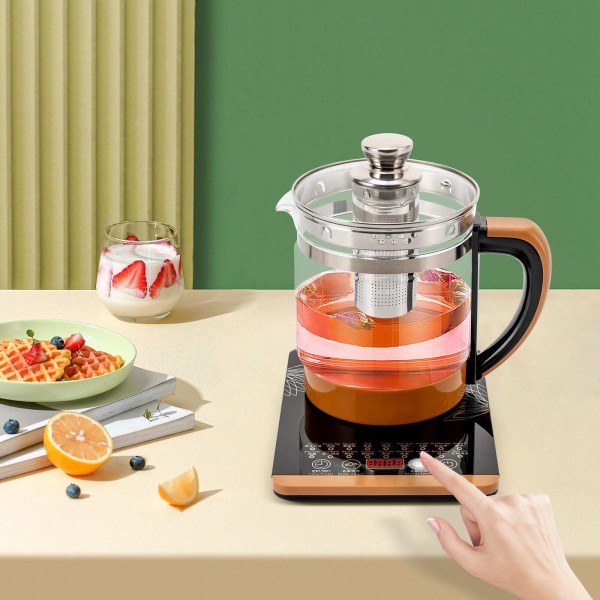 GDRASUYA10 1.8L Electric Health Pot Electric Glass Kettle for Boiling