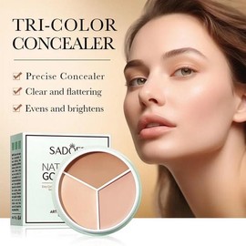 3Colors Face Foundation Palette Long Lasting Covers Dark Circles Corrector Contour Concealers High Coverage Cosmetic Cream Makeup